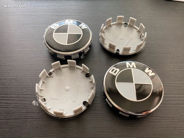 4X Cache Moyeu BMW 68mm Auto Clipser Jante Centre De Roue Enjoliveur Logo  NEUF