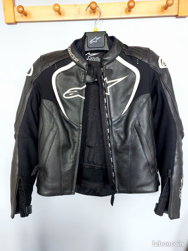 Blouson moto Alpinestars dorsale intégrée Stella Jaws Taille 40 (image 2)