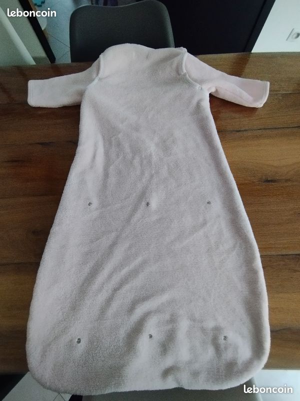 2 turbulettes filles hiver 6-18 mois, manches amovibles (image 2)