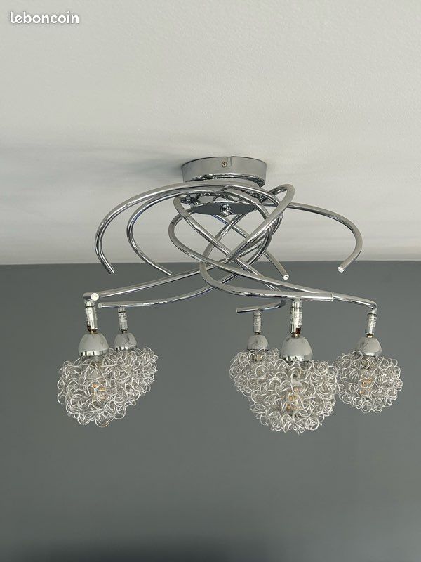 Lustres 5 boules led (image 1)