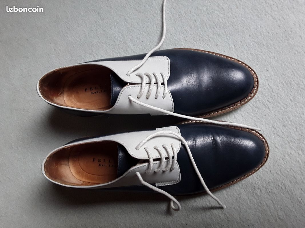 Derbies Compensee Bleu Marine Femme Bleu Marine Derbie Compensee