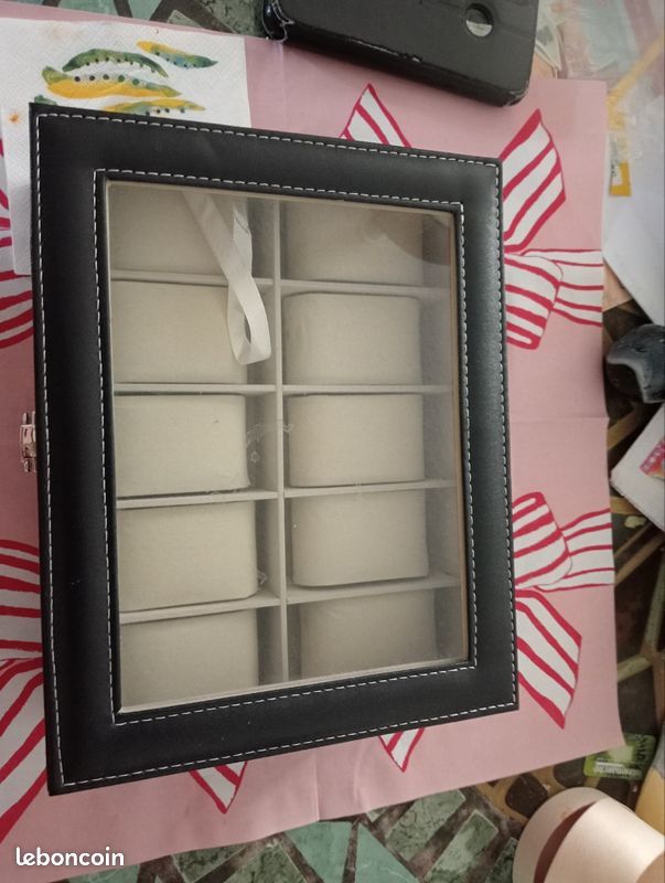 Boite, coffret pour rangement montres (10) (image 1)