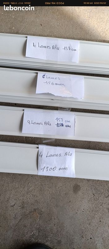 Lames Alu pour volet roulant (image 2)