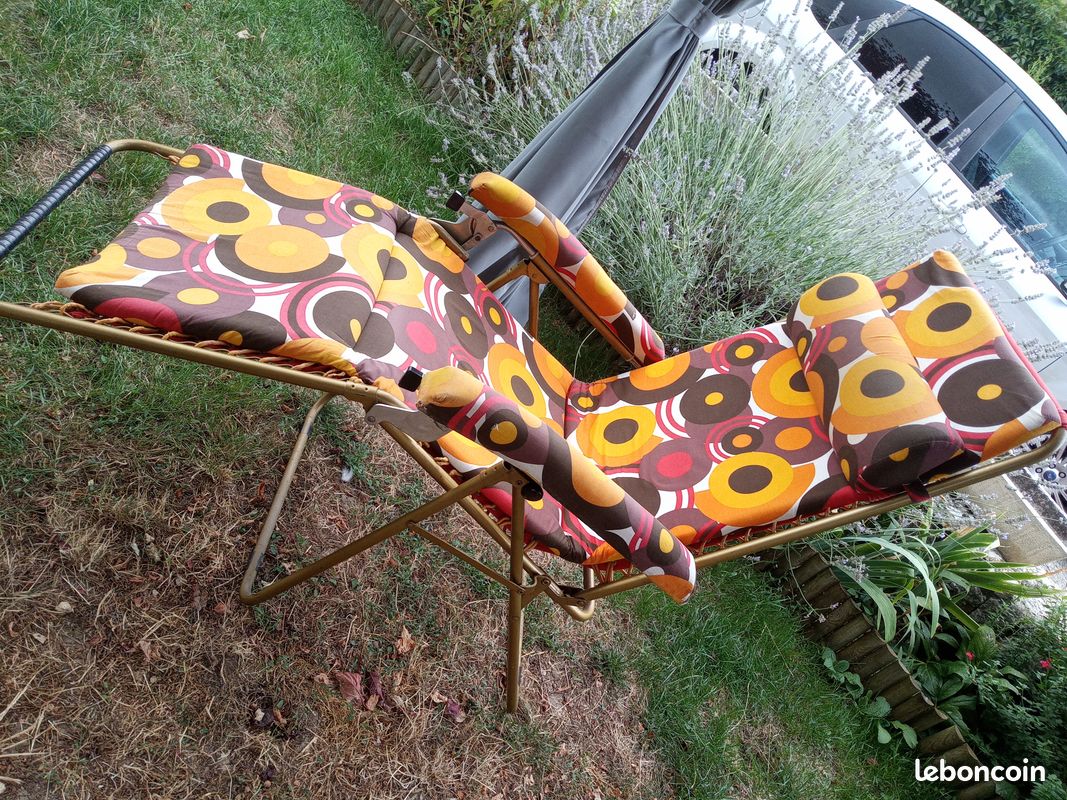 Chaise Longue Lafuma Relax Elastique Lacets élastiqués Avec
