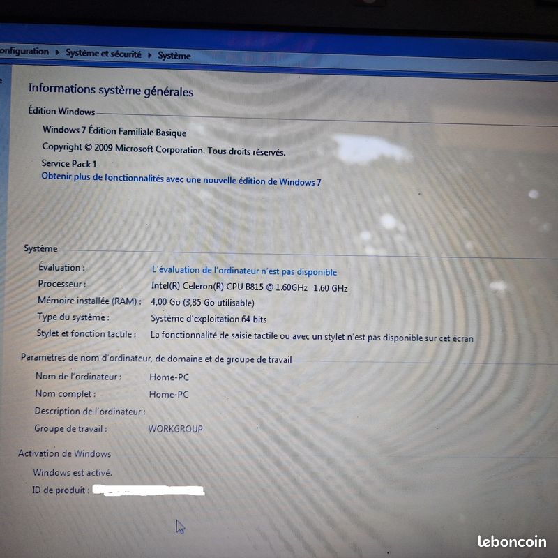 Ordinateur portable COMPAQ CQ57 (image 2)