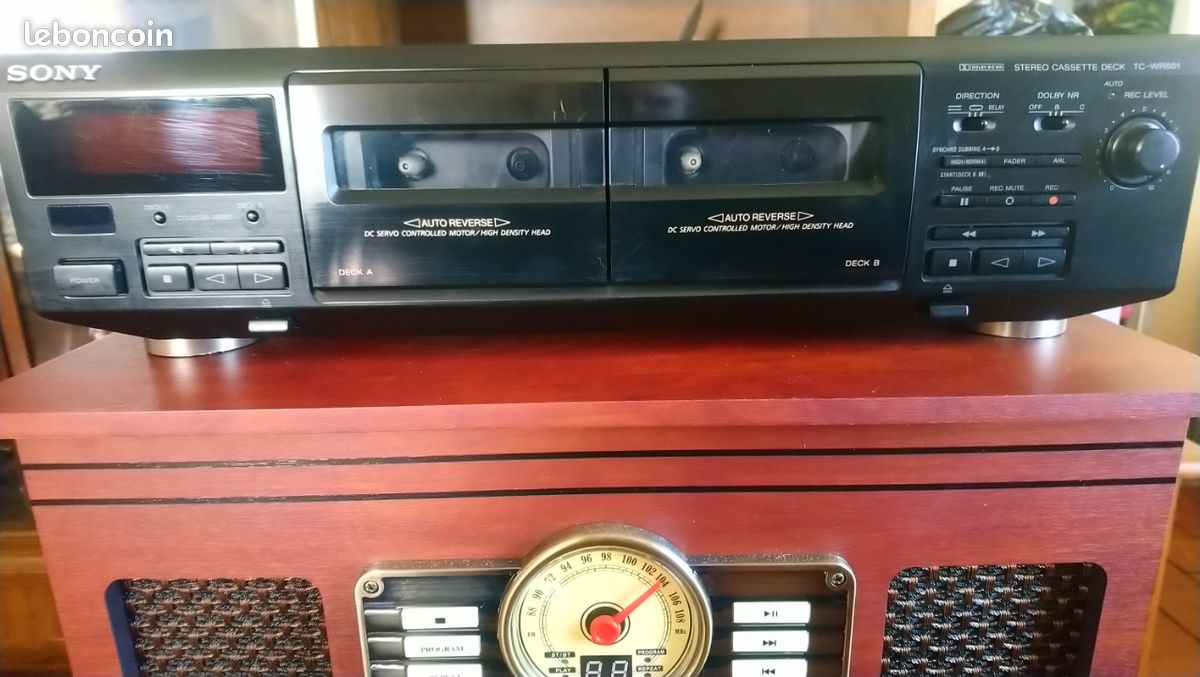 Platine Cassette Stéréo Sony TC-H1700 – Made In Japan – Pour Pièces / Non Testé