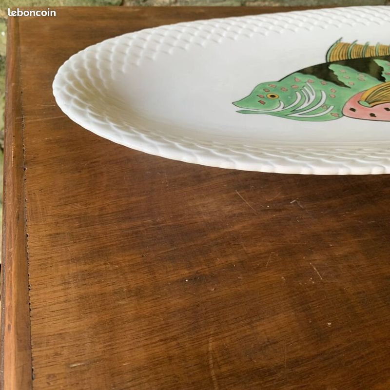 Leurre Vintage Helin T60 Flatfish - Bois, Couleur Grenouille (NEUF, Jamais Utilisé)