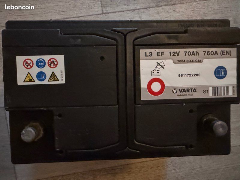 Batterie varta 70 ah 760 ( en ) (image 1)
