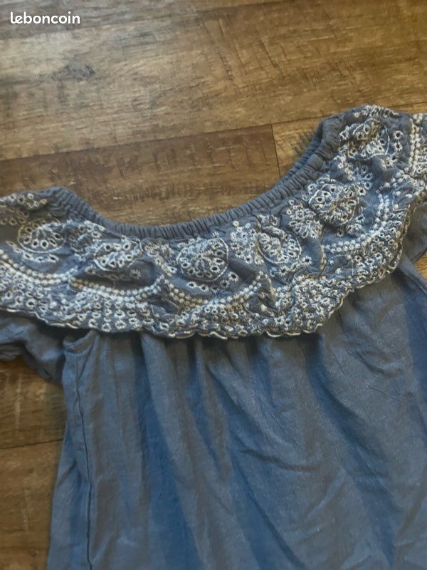 Petite robe bleu clair taille S (image 2)