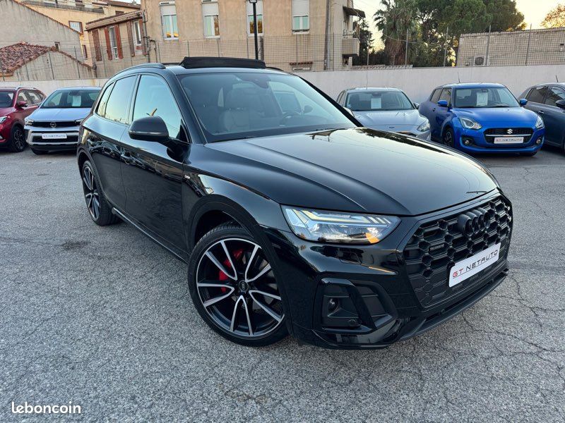 Audi Q5 2.0 E-Hybrid 367 ch Quattro S-Line S-Tronic 7 entretien Audi toit ouvrant, gps, cuir, caméra 360, Apple CarPlay garantie Audi (image 5)