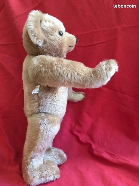 Florentin ours ancien en beau mohair tout d'origine hauteur 50 cm