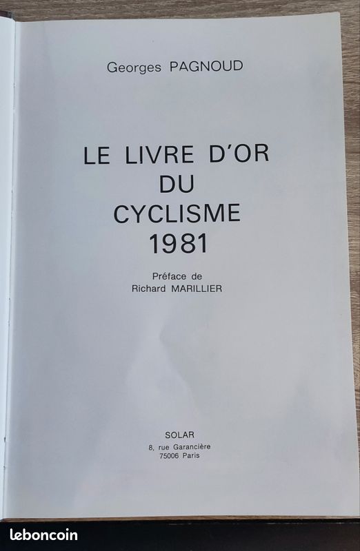 Cyclisme 2021 - Le Livre d'or