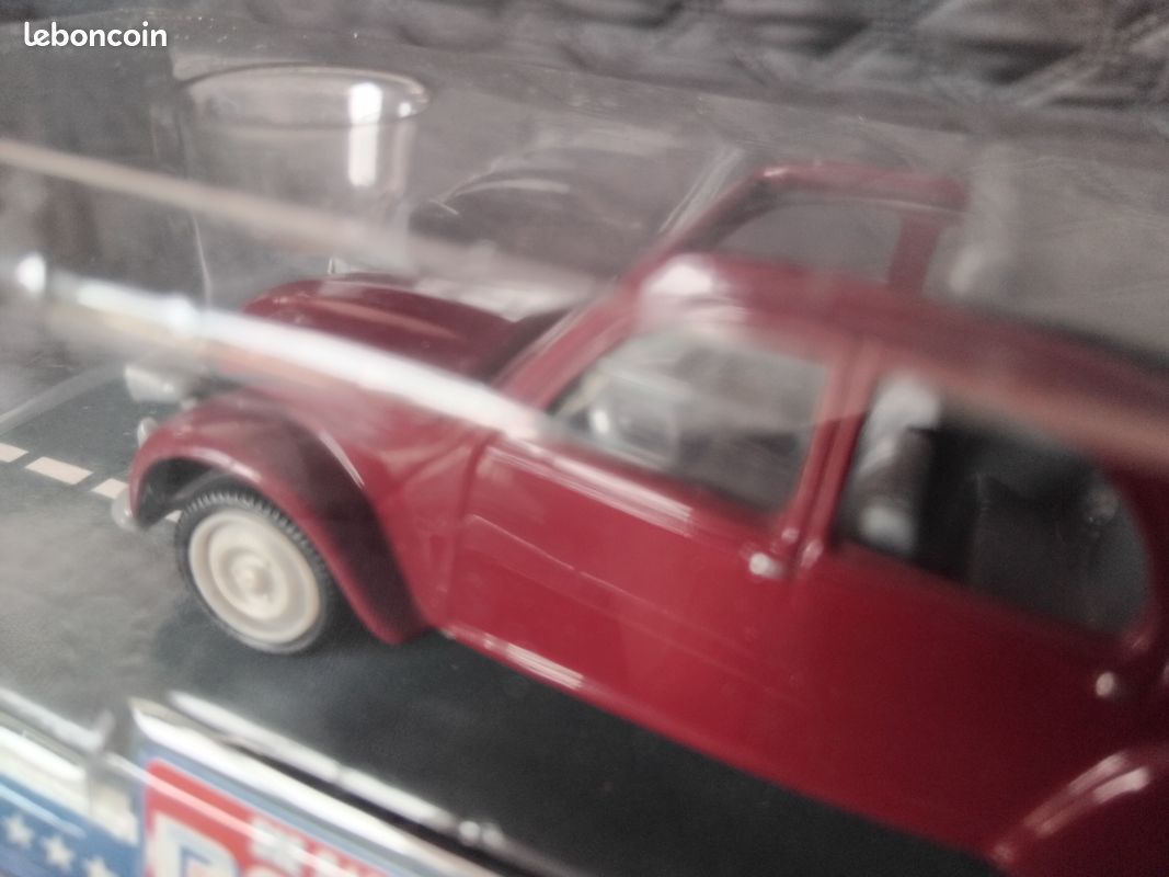 Norev Jet car métal 1/43 Citroën 2 CV6 bordeaux Neuf boite Made in France - Modélisme