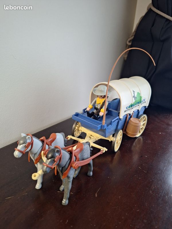 Playmobil Chariot Western Avec Canon Et Soldats Nordistes 52 à Châteaurenard 21714616