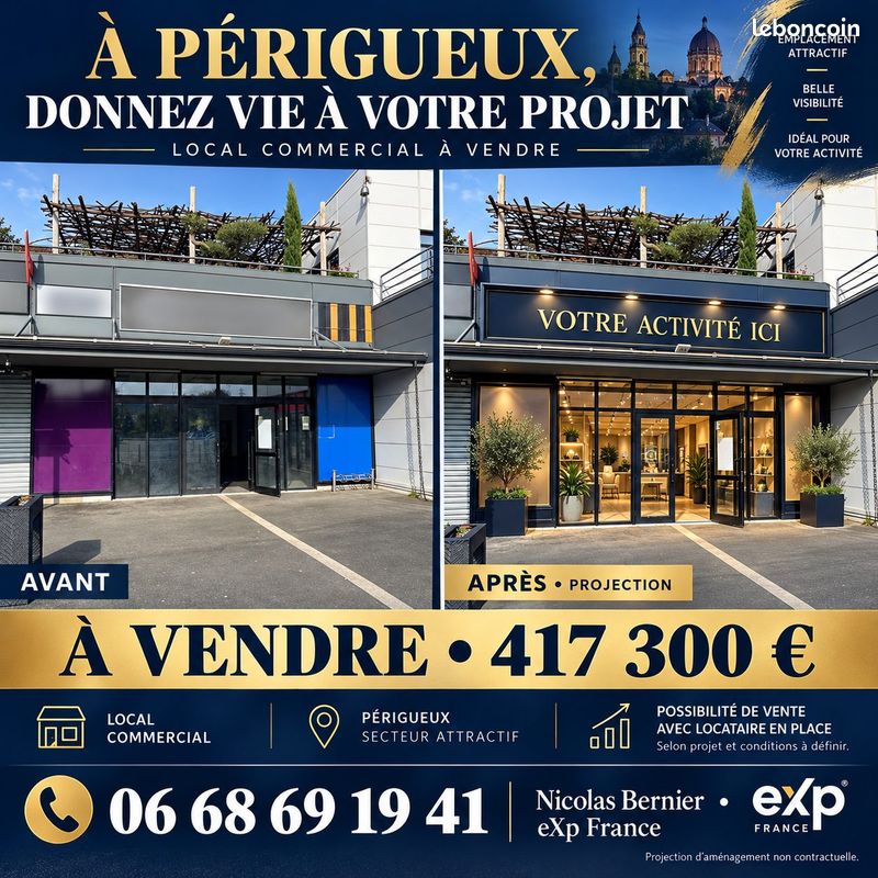 Local 298 m² Périgueux (image 3)