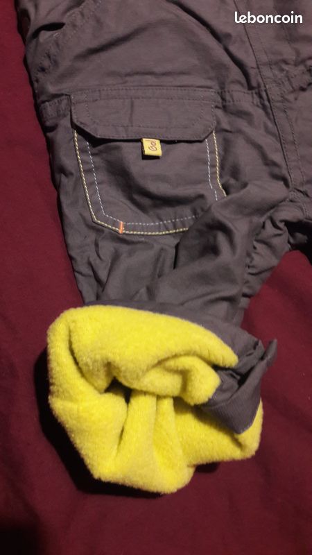 Ensemble Salopette + Tee shirt 12 MOIS NEUF (image 2)
