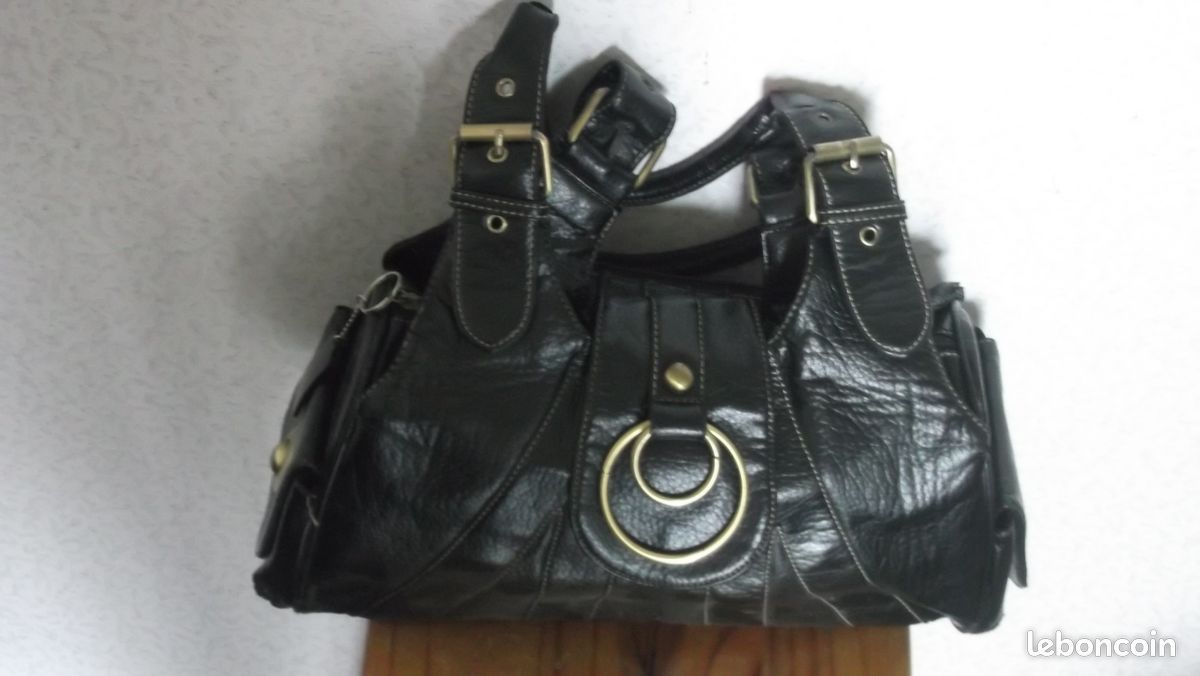 Sac à mains en cuir (image 1)