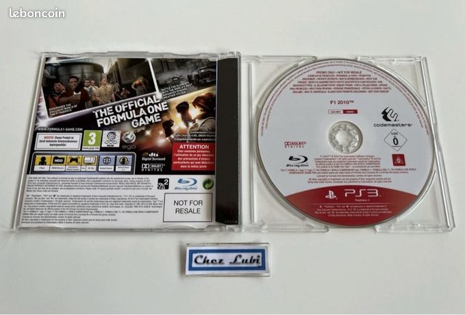 F1 2010 – Édition Promo Presse – Sony PlayStation 3 (PS3) – PAL – Bon état