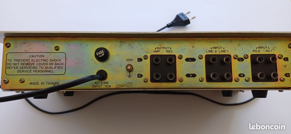 en l'état pour pièces table de mixage DJ vintage super star sm-1550eq sono