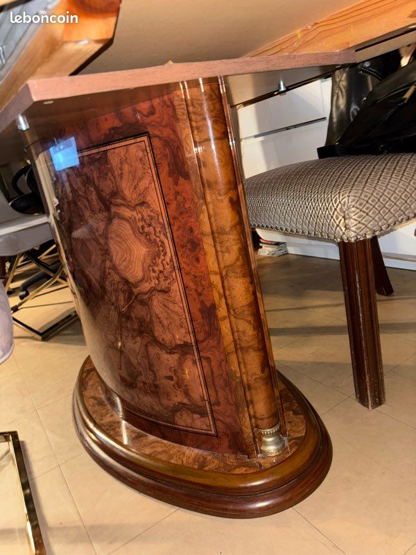 Table en ronce de noyer haut de gamme – 162x90 cm – État impeccable (image 7)