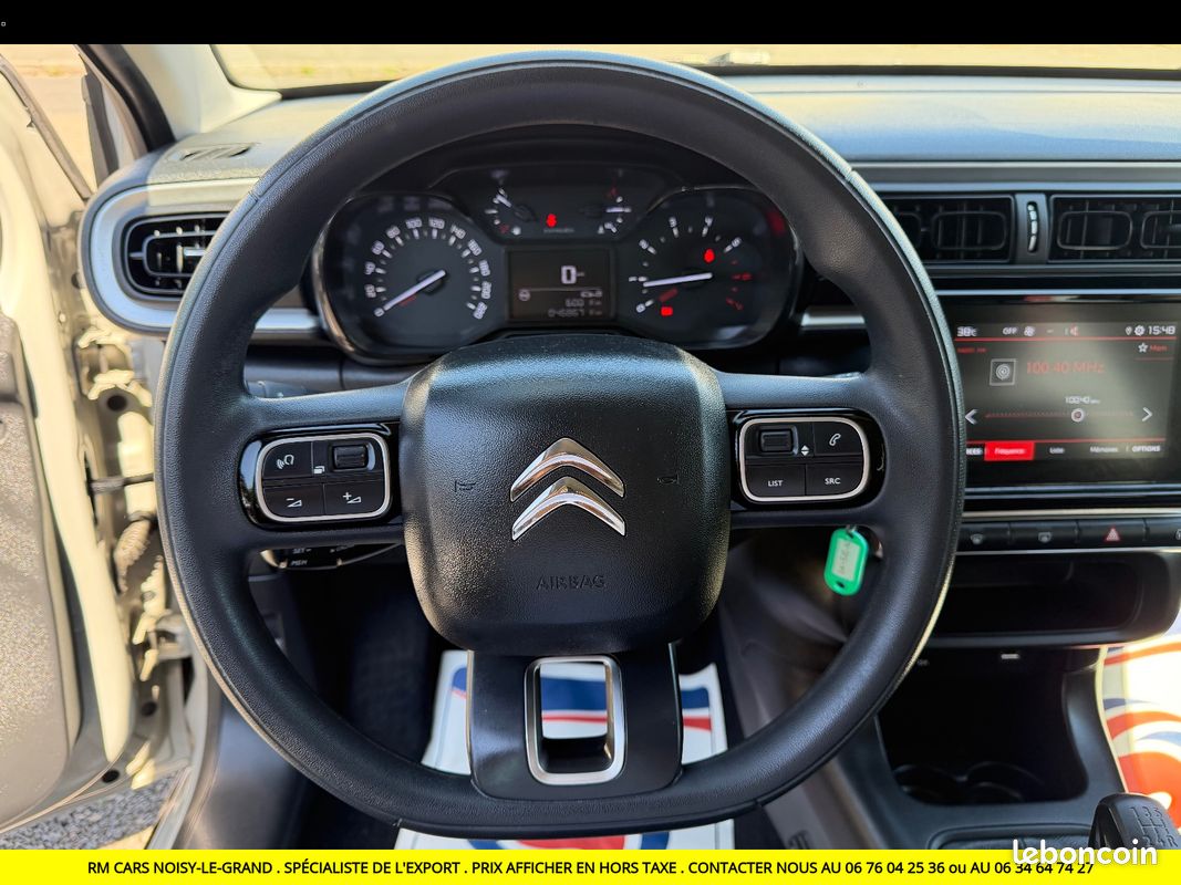 CITROEN C3 1.2 ESSENCE SS BVM5 Feel Pack EXPORT TUNISIE MAROC PRIX EN HT (image 13)