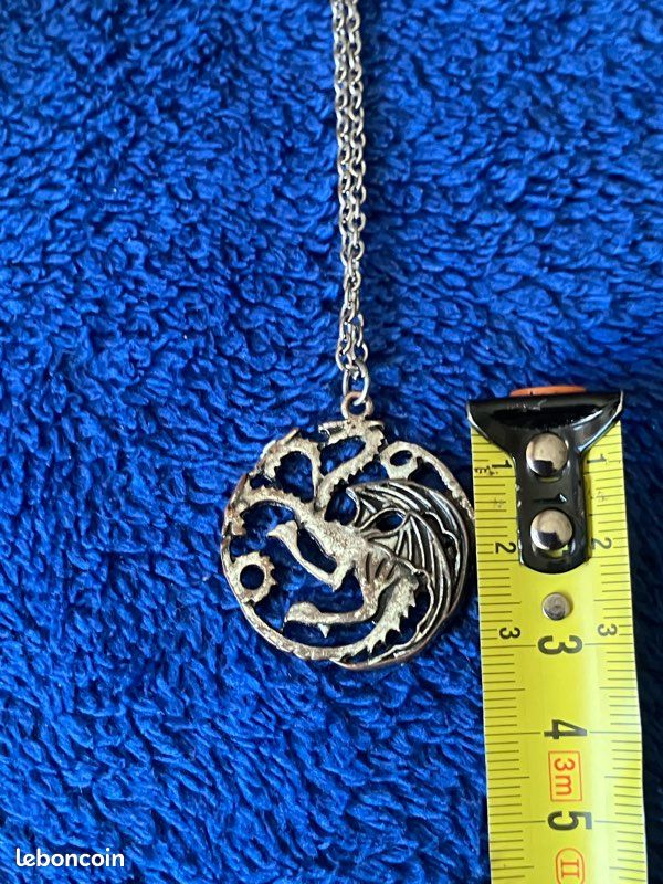 Collier Game of Thrones blason Targaryen Daeberys (image 6)