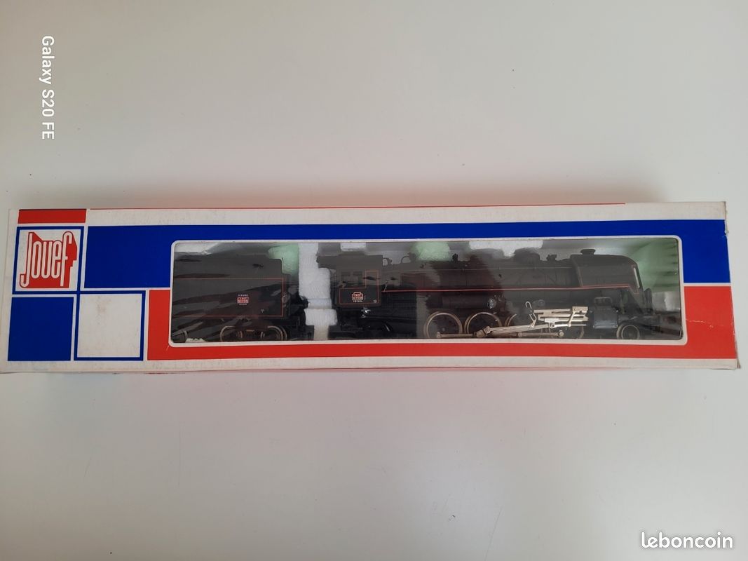 Train wagon N° 8273 Locomotive à vapeur 141 R 1246 dépot de Miramas Jouef Ho (image 3)