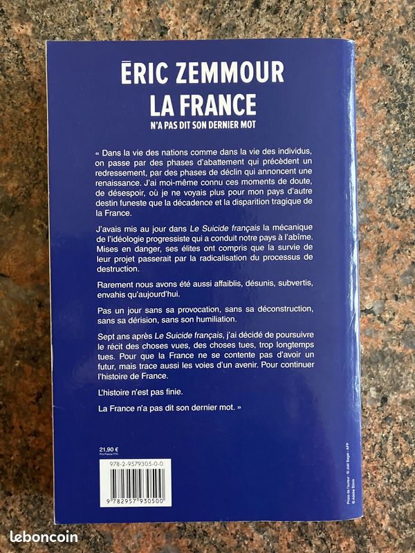 2 livres Eric Zemmour & Nicolas Sarkozy (image 3)