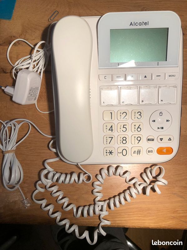 Téléphone ALCATEL XL650 COMBO VOICE – idéal personnes âgées (image 1)