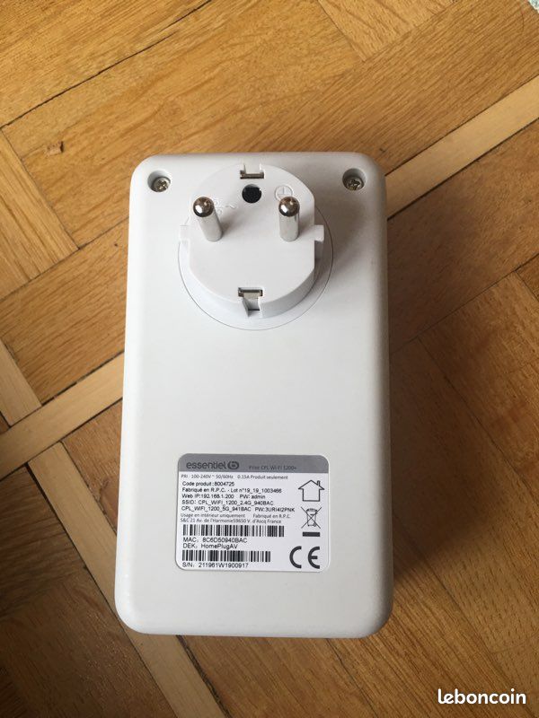 CPL essentiel boulanger Wifi 1200 (image 3)