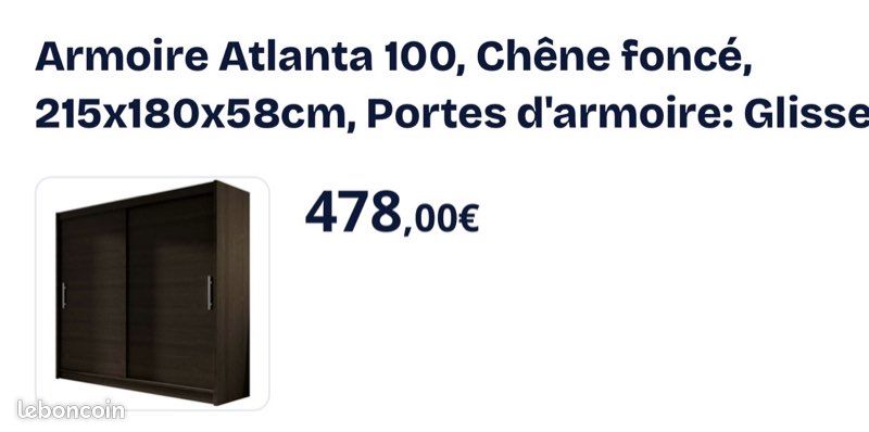 Armoire wengée (image 2)