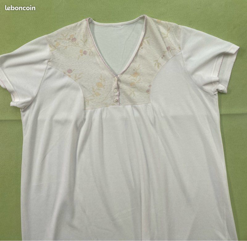 Chemise de nuit été écru femme 50/52 (image 4)