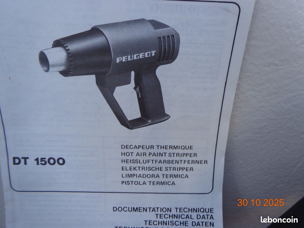 Décapeur thermique Peugeot (image 2)