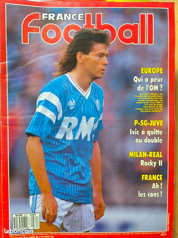 Olympique Marseille 1988-89 Coupe de France Home Kit