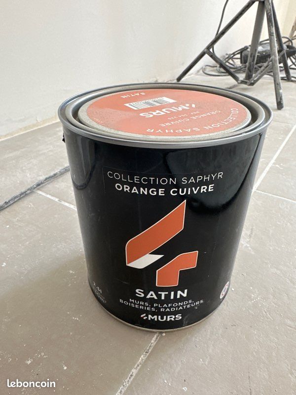 Peinture Orange Cuivre 4 MURS (image 1)