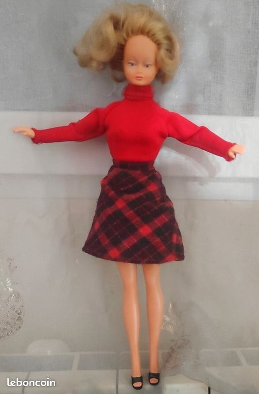 Grande Poupée Mannequin Gégé – 50 Cm – Celluloïd, Yeux Dormeurs – Vintage France Années 70