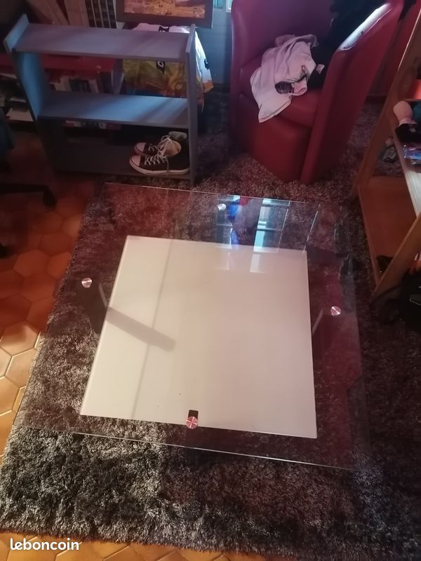 Table basse en verre (image 2)