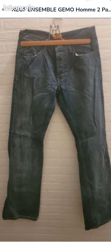 Quasi Neuf Lot 10 vêtements Homme Gemo et autres marques