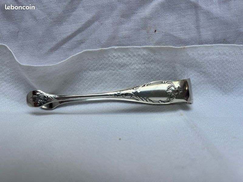 PINCE À SUCRE à système CHRISTOFLE GALLIA métal argenté ( Piston Crabe Griffes ) EUR 35,00 - FR