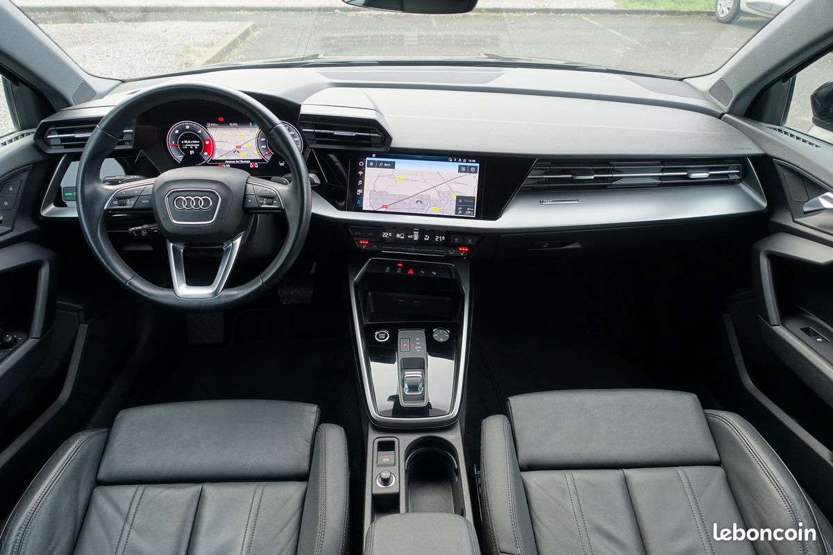 A3 Sportback 35 Tdi S-Tronic 150ch Virtual cockpit/Cuir Sport Chauffant/Gps europe/Carplay/Caméra/Attelage/1*Main/Garantie 12 mois (image 8)