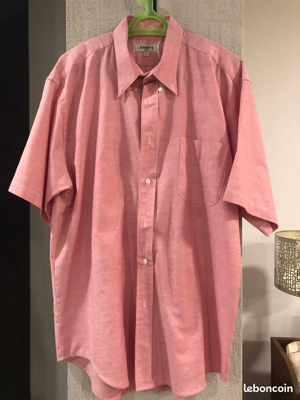 Robe chemise courte manches courtes La Redoute Collections | La Redoute