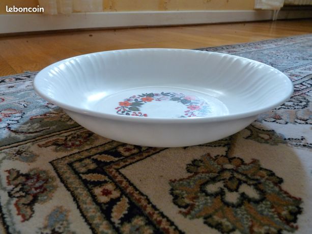 Plat à gâteau opaline USA - feeb's little shop