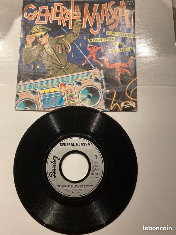 Vinyle 45 tours Général Njassa i’m young (image 1)