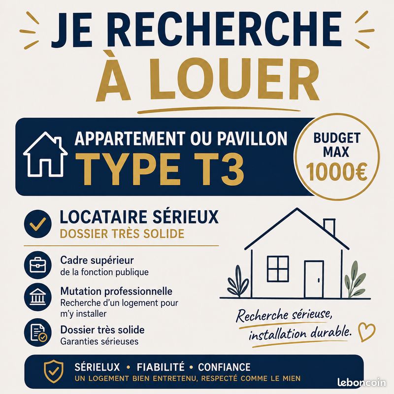 Appartement 3 pièces 80 m² · à Bry-sur-Marne · 80 m² · 1 000 €