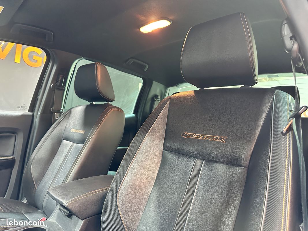 Ford ranger double cabine 2.0 tdci 215ch bva10 wildtrak 4x4 - carplay - attelage - camera de recul (image 25)