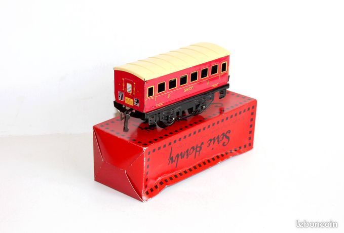 ANCIEN JOUET TRAIN Grand Wagon Jep En Tole EUR 66,50 - FR