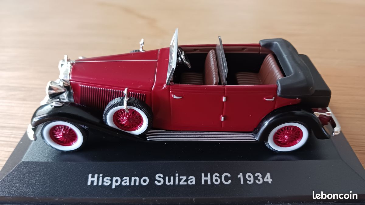 Modèle Réduit Hispano-Suiza 1932 - Marque RIO N°61 - Échelle 1/43 - Occasion En Boîte