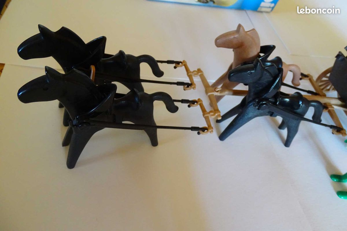 Playmobil Chariot Western Cow Boy Vintage (image 5)