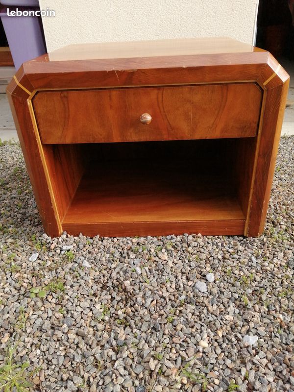 Table de chevet, bout de canapé années 30-50 (image 1)