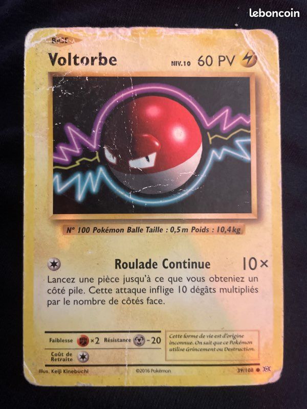 Carte Pokémon, Voltorbe 60 pv (image 1)